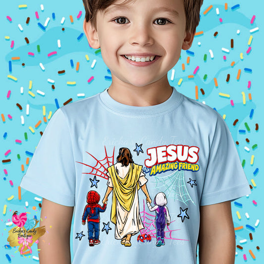 Jesus Is An Amazing Friend - Kids & Adult Apparel