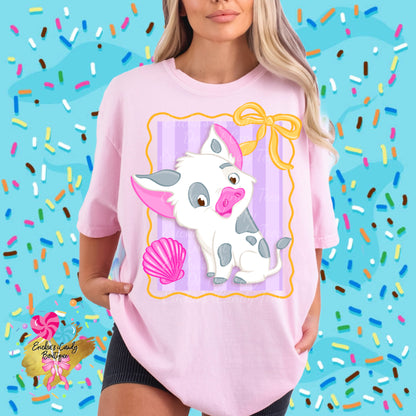 Summer Frame Teacup Pig - Kids & Adult Apparel
