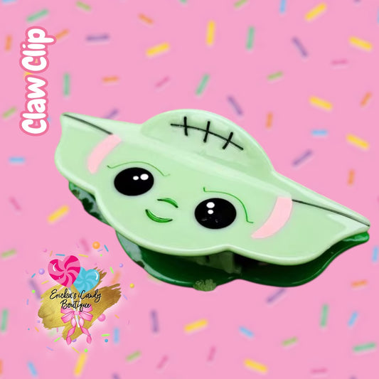 Yoda - 4in Acrylic Claw Clip