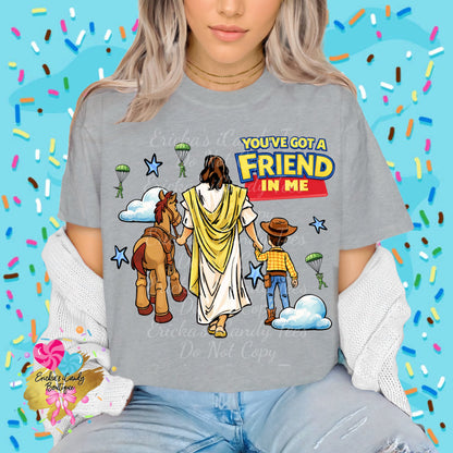 You’ve Got A Friend In Jesus (All Designs)- Kids & Adult Apparel