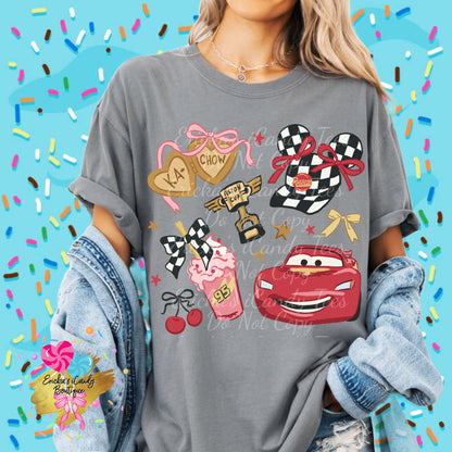 Lightning McQueen - Kids & Adult Apparel