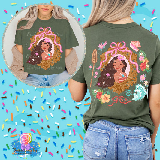 Wavefinder Princess Floral Coquette - Front & Back Apparel