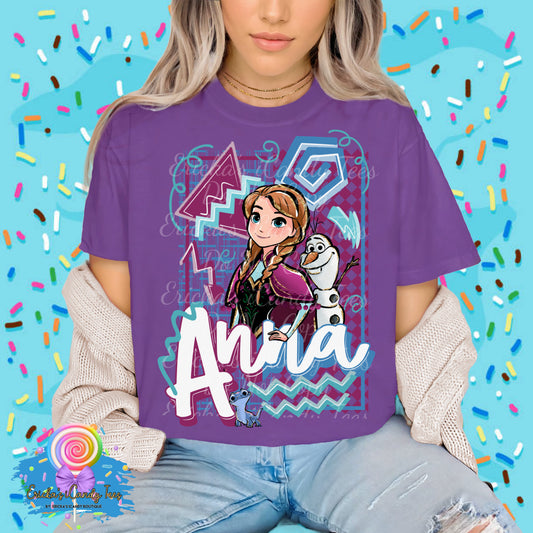 Retro Arendelle Sister - Kids & Adult Apparel