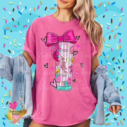 Coquette Cans Alani Cotton Candy - Kids & Adult Apparel