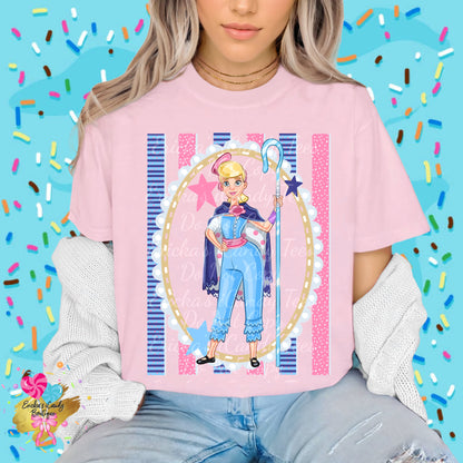 Bo Striped Frame- Kids & Adult Apparel