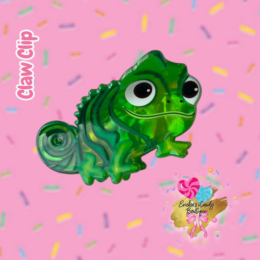 Tower Lizard - 3in Acrylic Claw Clip