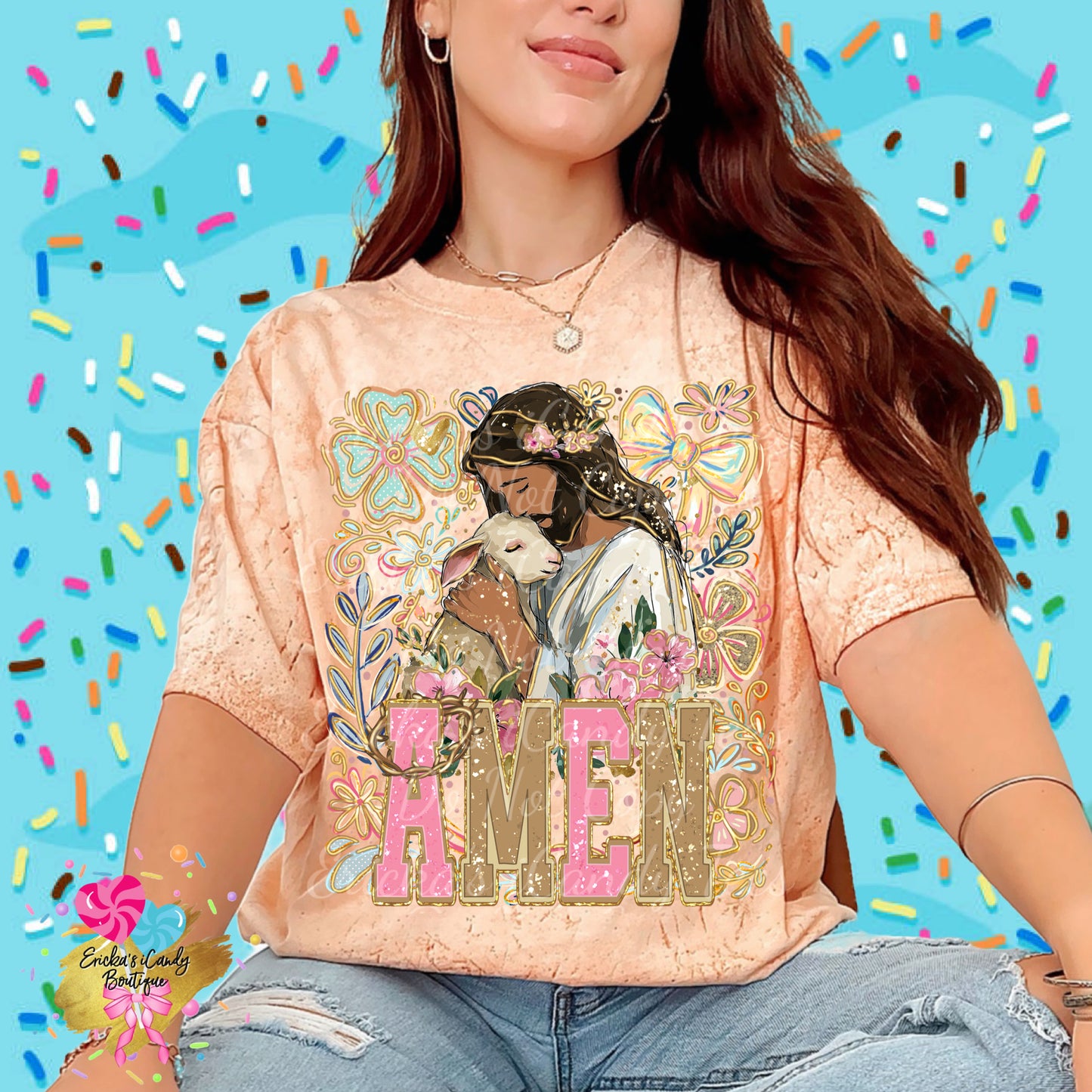 AMEN Jesus & The Lamb - Kids & Adult Apparel