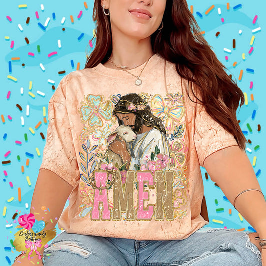 AMEN Jesus & The Lamb - Kids & Adult Apparel