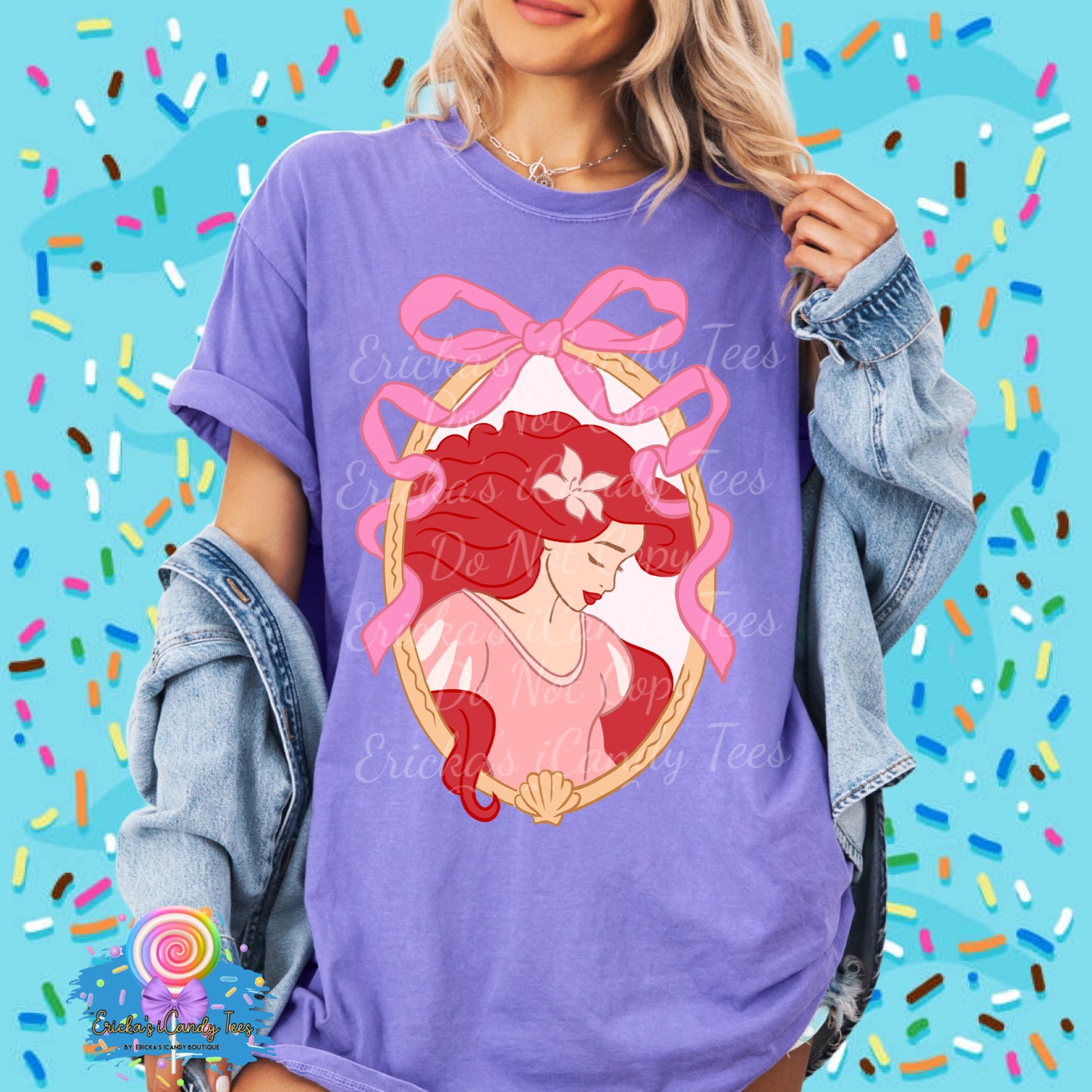 Mermaid Princess Coquette Frame - Kids & Adult Apparel