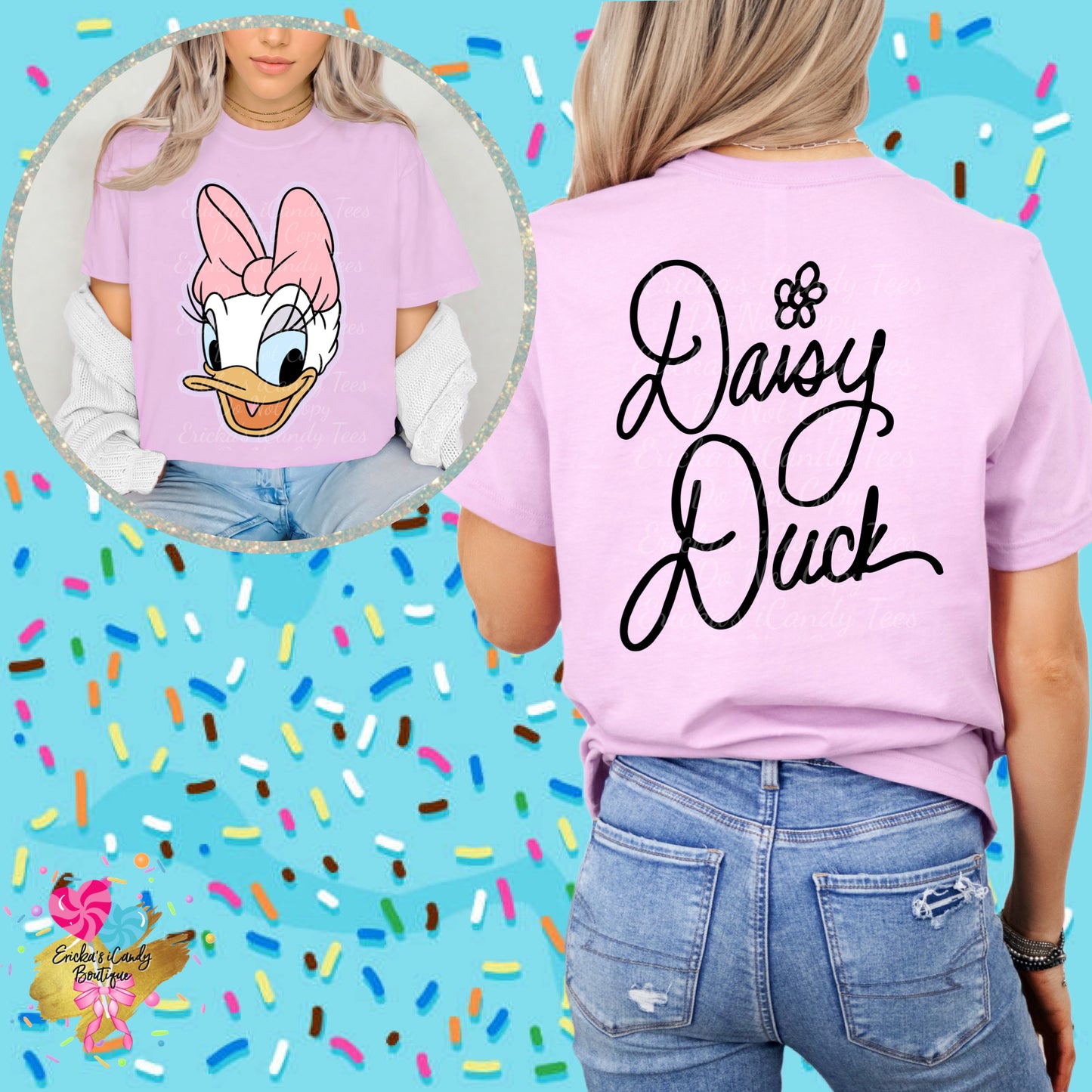 Fab 5 Big Head w/Signatures (Choose Character) - Front & Back Apparel