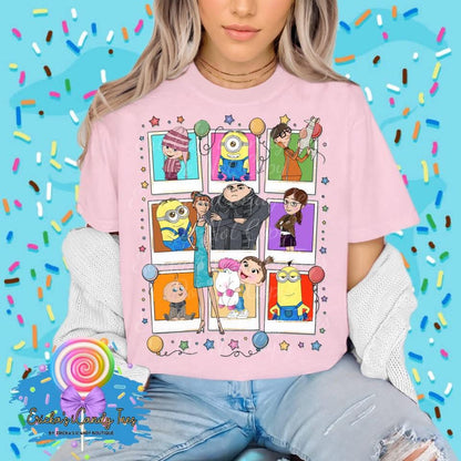 Minion Polaroid Collage - Kids & Adult Apparel