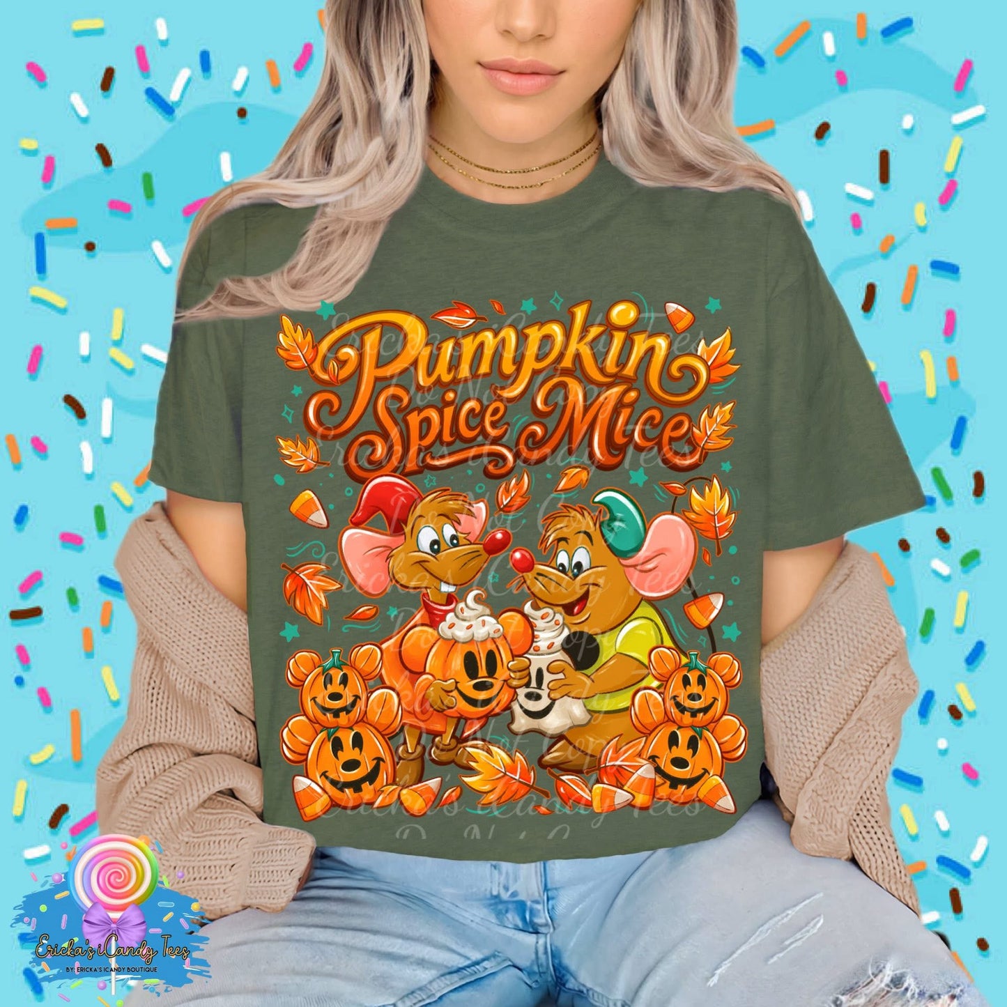 Pumpkin Spice Mice - Kids & Adult Apparel