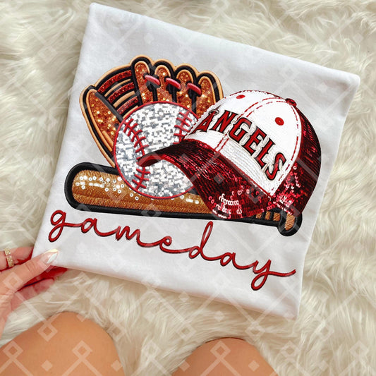 Angels Sequins Baseball Cap - Kids & Adult Apparel