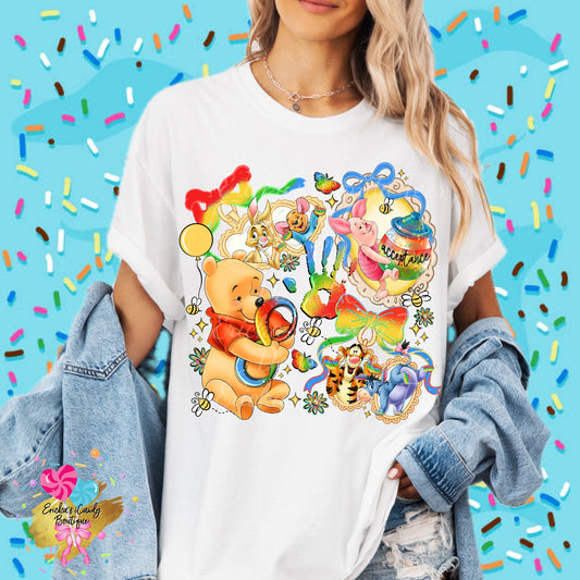 Honey Bear Autism Awareness Locket - Kids & Adult Apparel