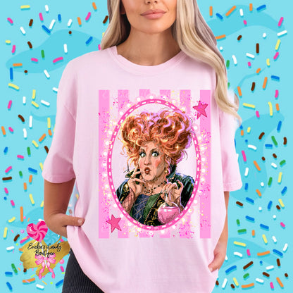 Sanderson Sisters In October We Wear Pink - Kids & Adult Apparel