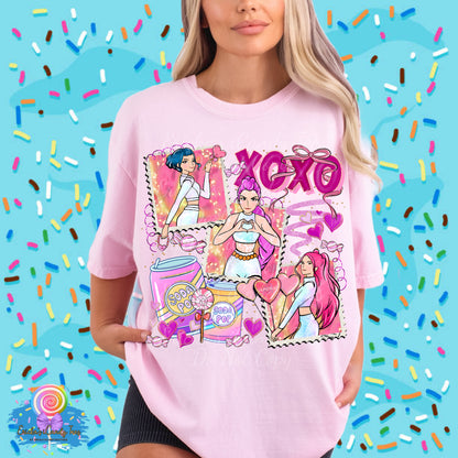 K-Pop Valentine’s Post Stamps - Apparel