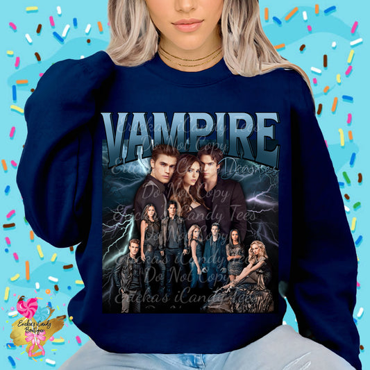 Vampire Dairies (Color & B&W) - Kids & Adult Apparel