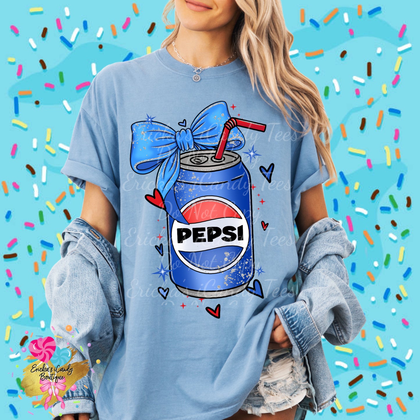 Coquette Cans Pepsi (Diet / Regular)  - Kids & Adult Apparel