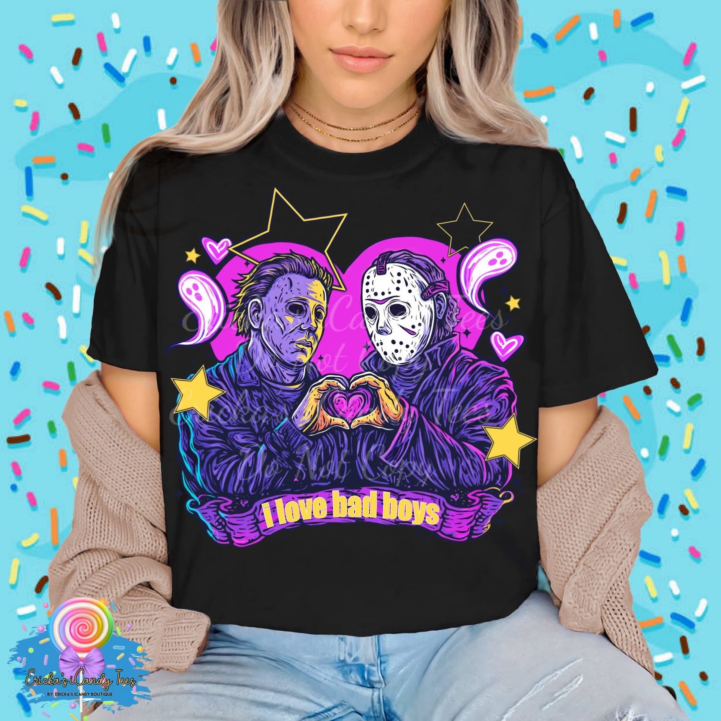 I love bad boys - Kids & Adult Apparel