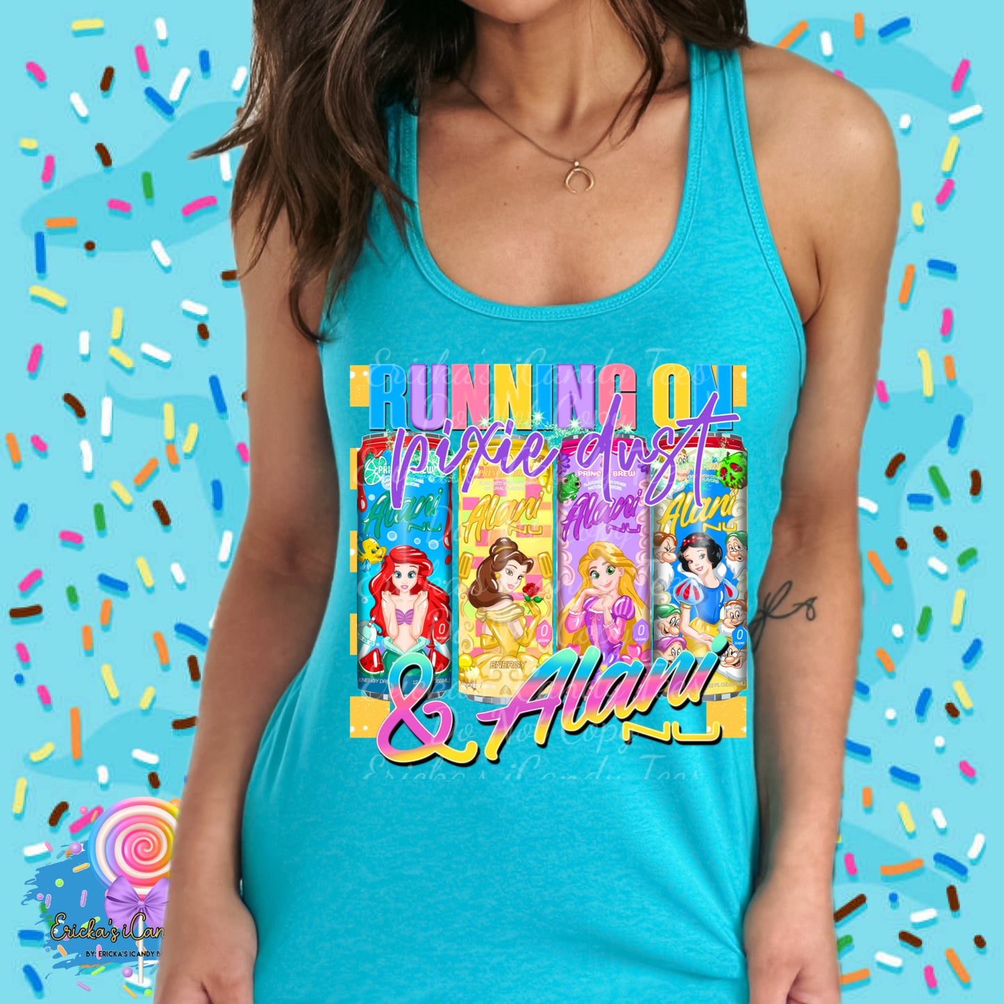 Running on pixie dust and Alani Light Colors- Kids & Adult Apparel