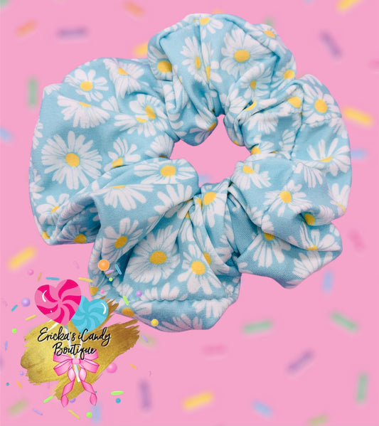 Blue Daisies Scrunchie - DBP