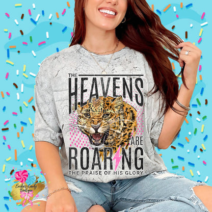 The Heavens Are Roaring (Lion Or Leopard)- Kids & Adult Apparel