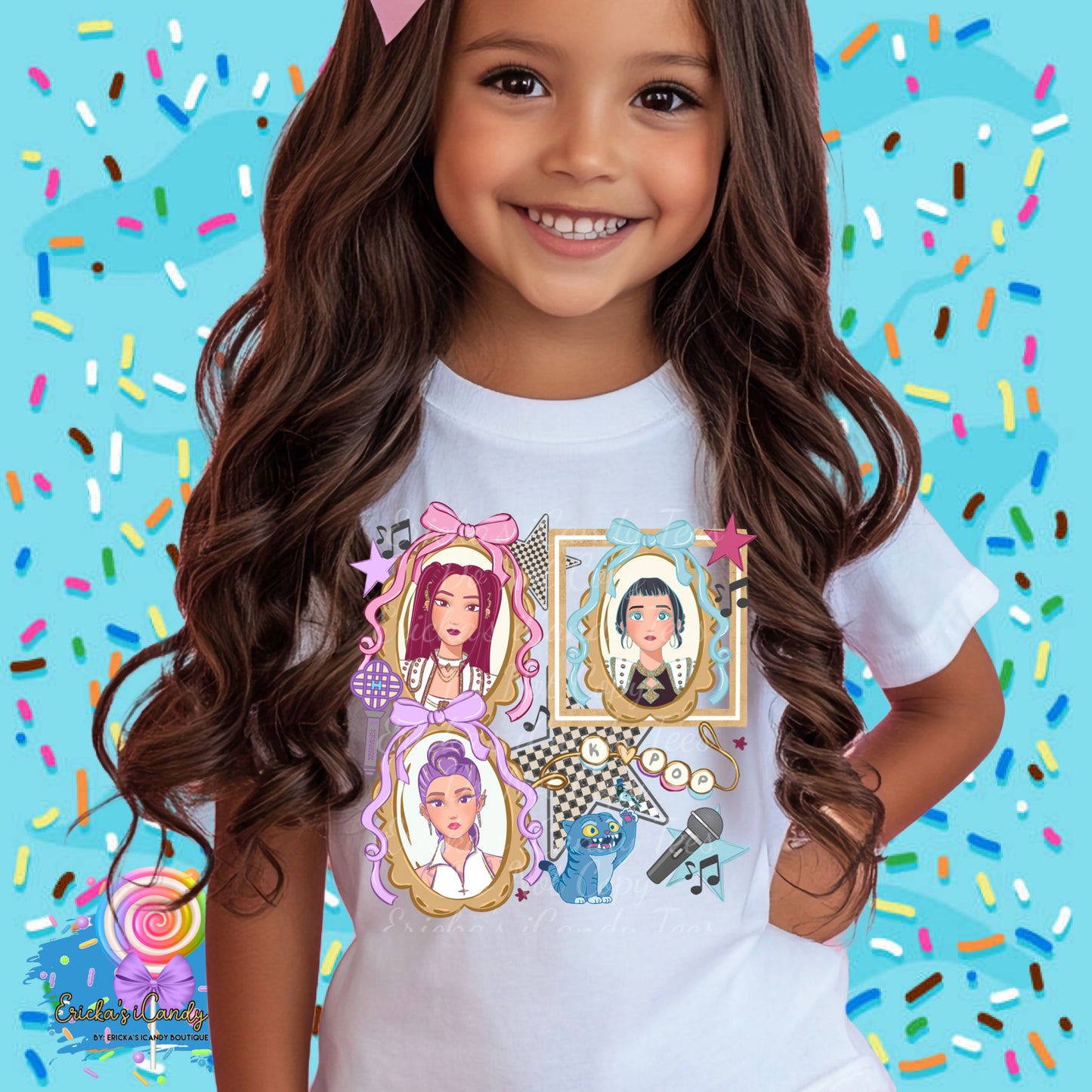 K-pop Pastel Checkered Frames - Kids & Adult Apparel