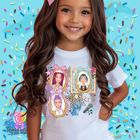 K-pop Pastel Checkered Frames - Kids & Adult Apparel