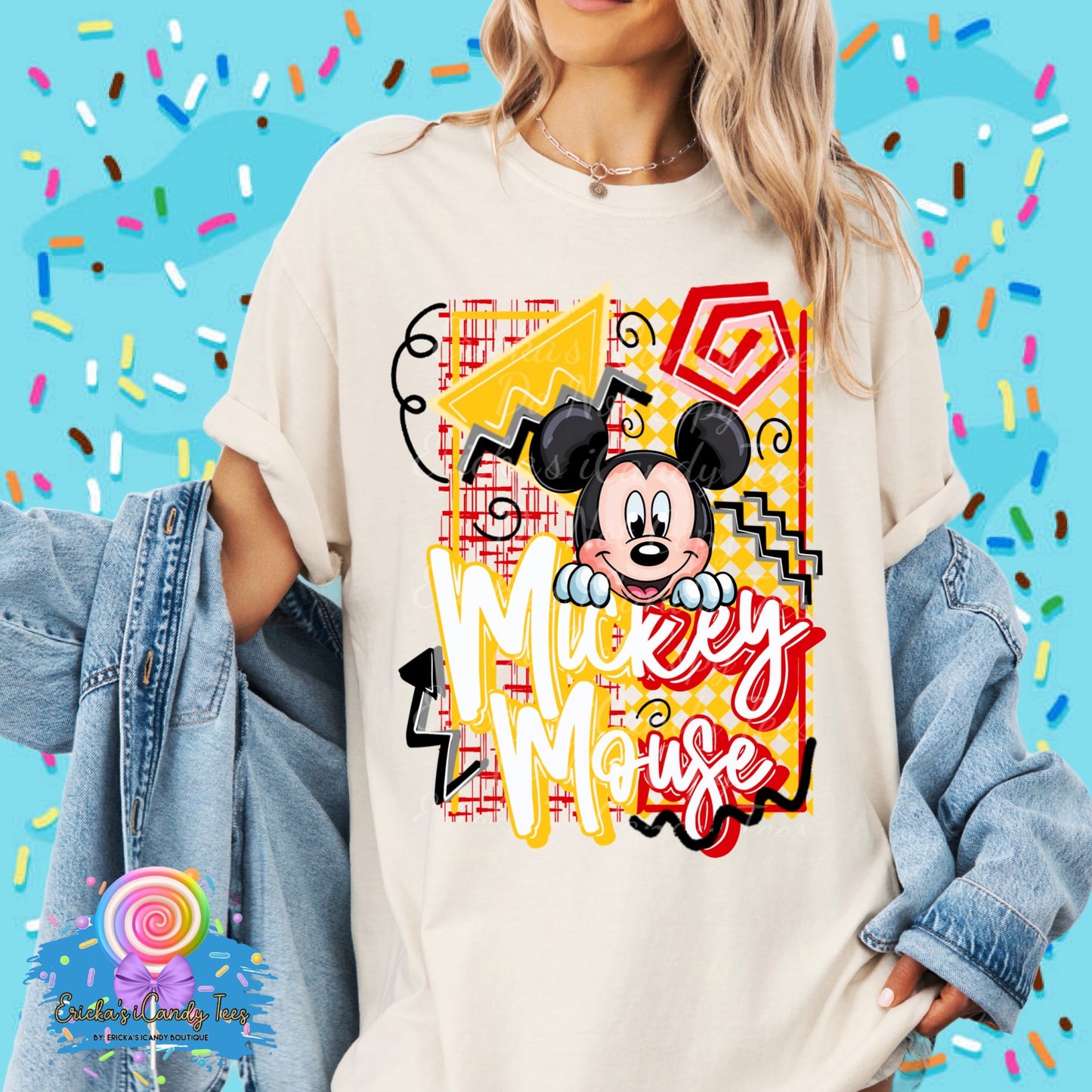Retro Boy Mouse  - Kids & Adult Apparel