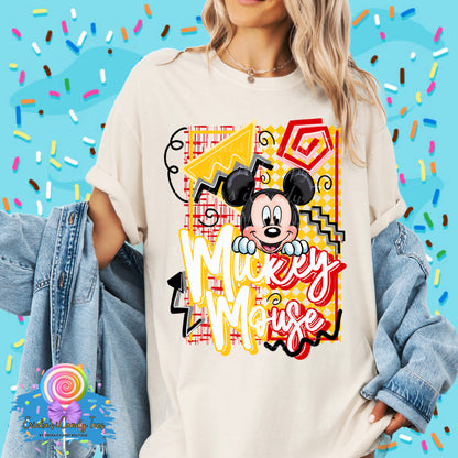 Retro Boy Mouse  - Kids & Adult Apparel