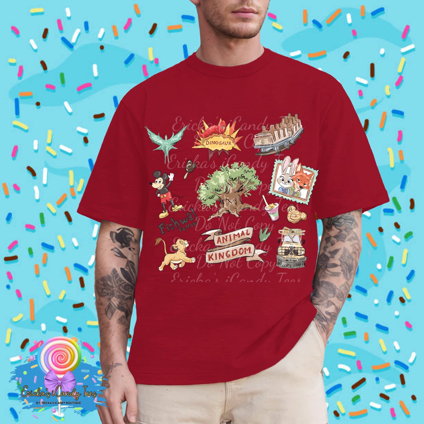 AK Dino Mashup - Kids & Adult Apparel