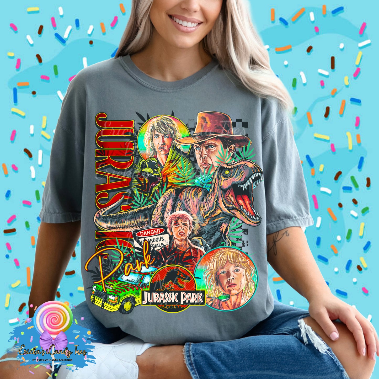 Jurassic Vintage - Kids & Adult Apparel