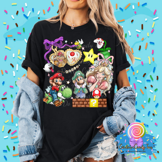 Super Mario Locket - Tees & Sweatshirts