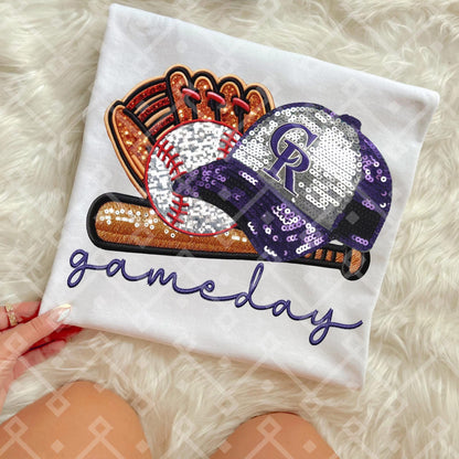 Rookies Sequins Baseball Cap - Kids & Adult Apparel