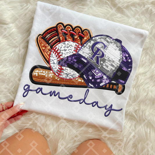 Rookies Sequins Baseball Cap - Kids & Adult Apparel
