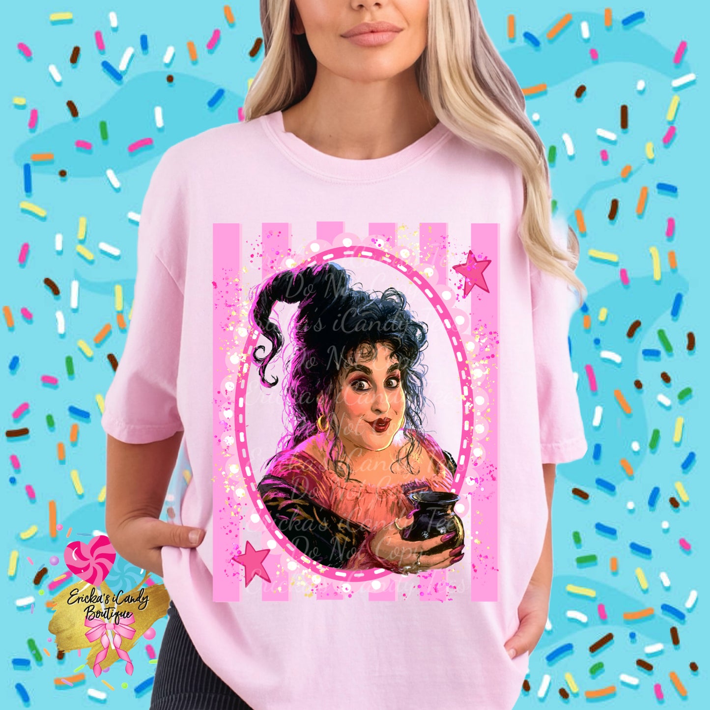 Sanderson Sisters In October We Wear Pink - Kids & Adult Apparel