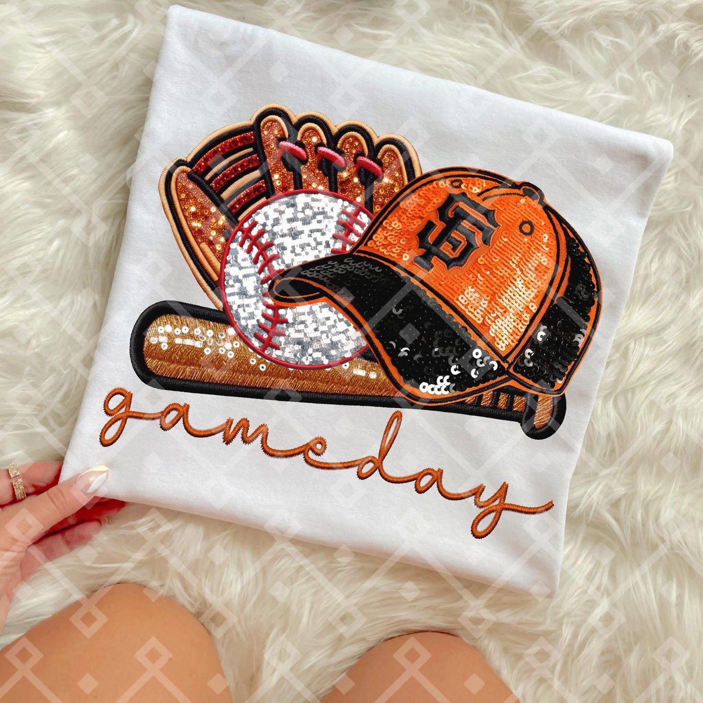Giants Sequins Baseball Cap - Kids & Adult Apparel