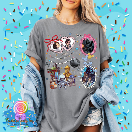 Galaxy Friends Collage Frames - Tees & Sweatshirts