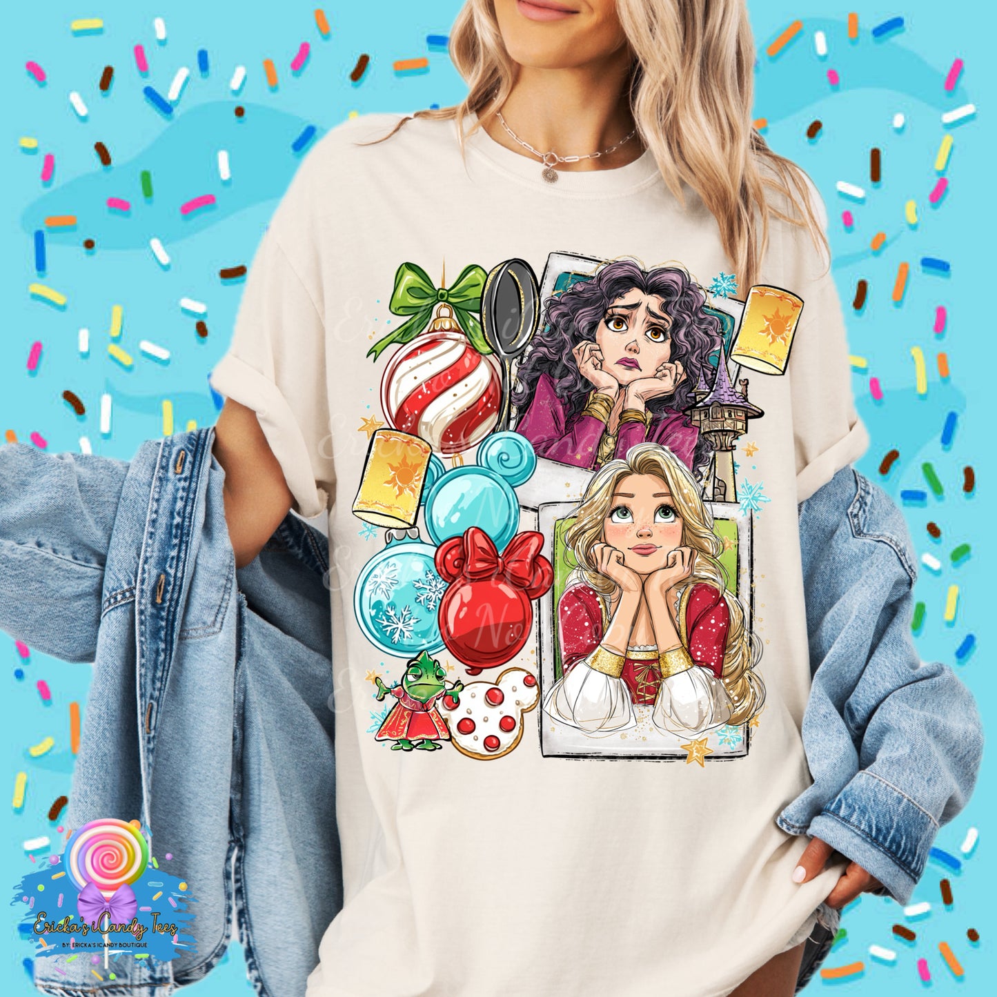 Rapunzel Ornament Polaroid - Tees & Sweatshirts