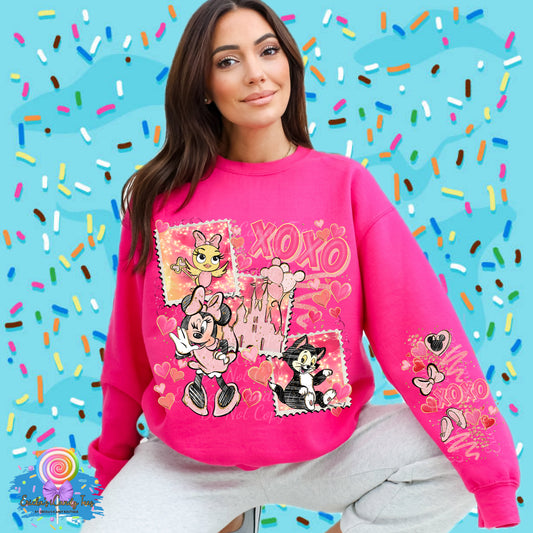 Min Valentine’s Post Stamps - Apparel