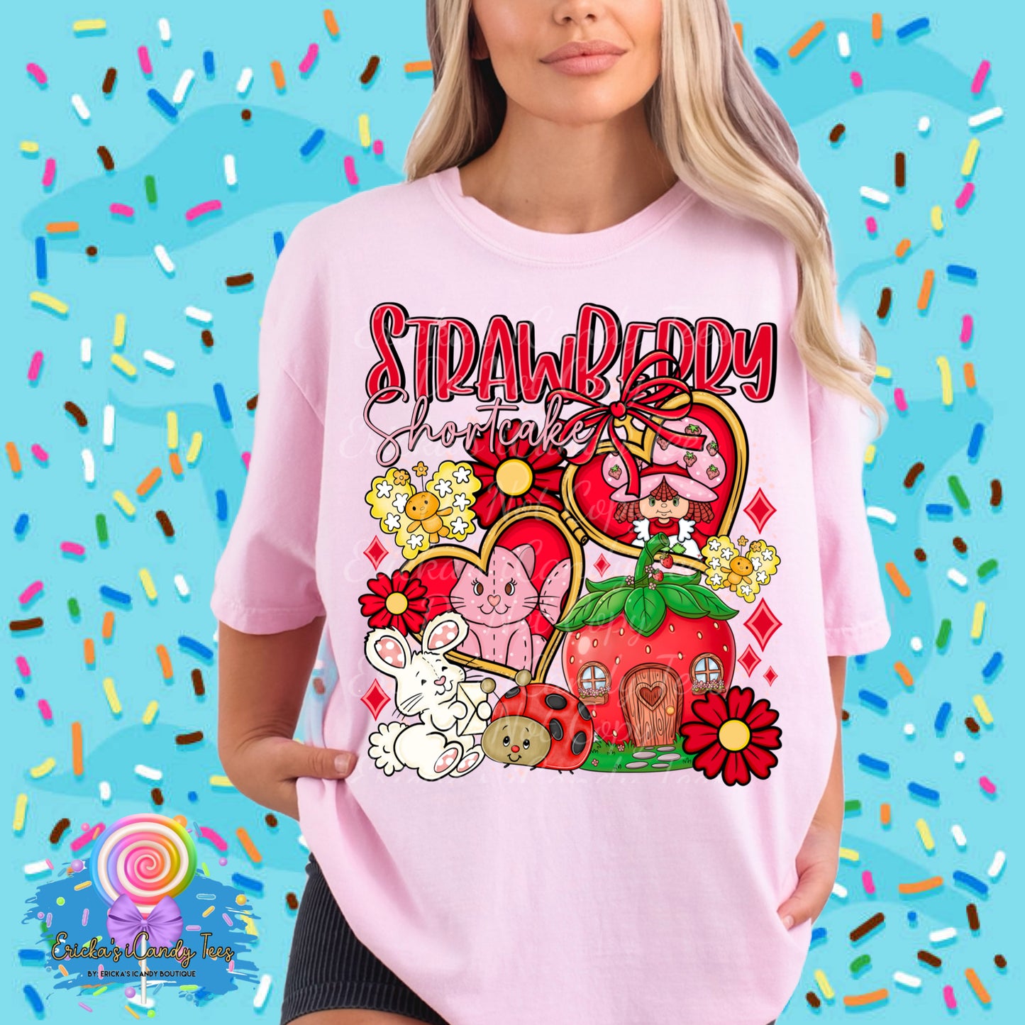 Shortcake Heart Locket - Kids & Adult Apparel