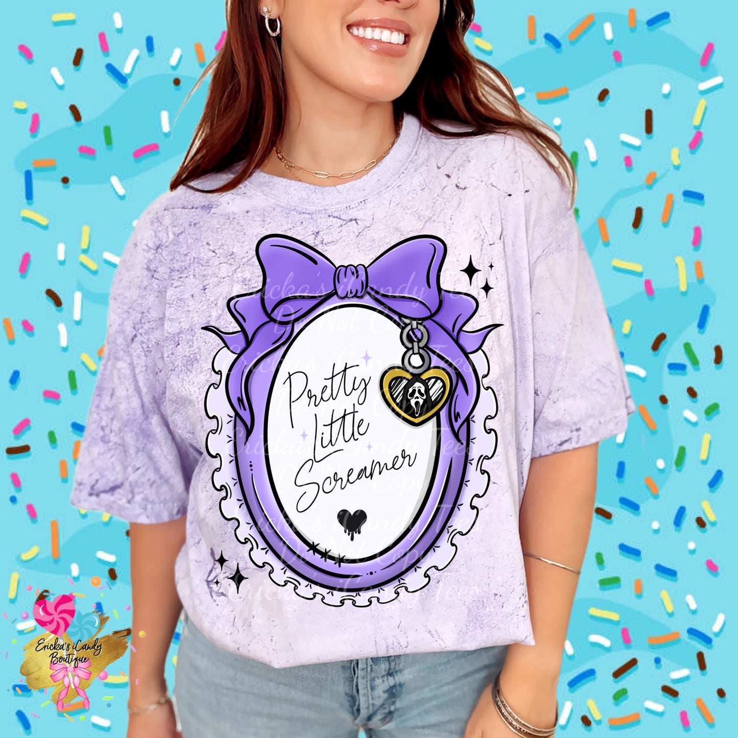 Pretty Little Screamer Coquette Frame - Kids & Adult Apparel