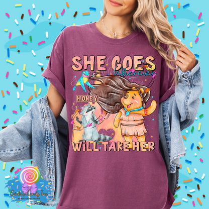 All Princess Honey Bear Mashup- Kids & Adult Apparel