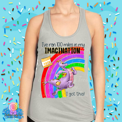 I Ran 100 Miles In My Imagination - Kids & Adult Apparel