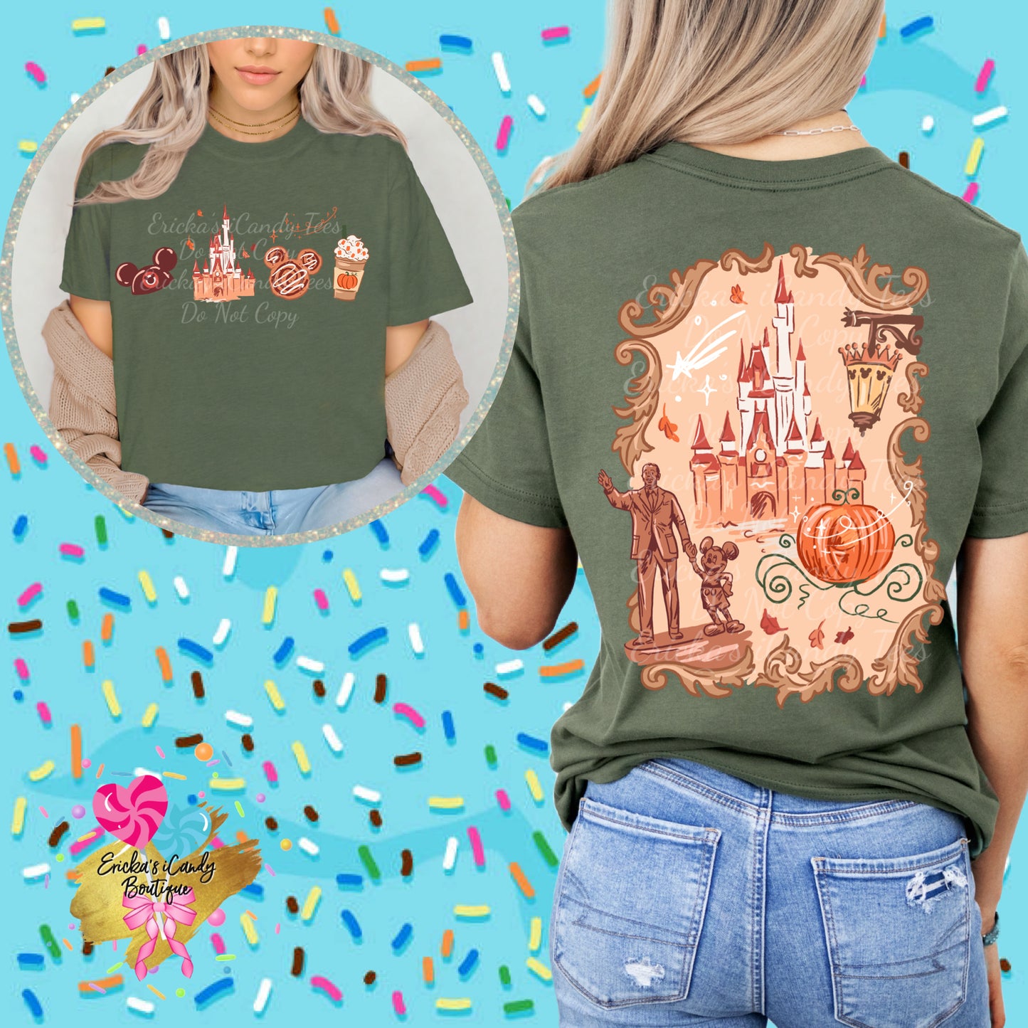 Fall Walt’s Castle- Front & Back Apparel