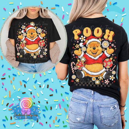 Santa Pooh - Front & Back Tees & Sweatshirts