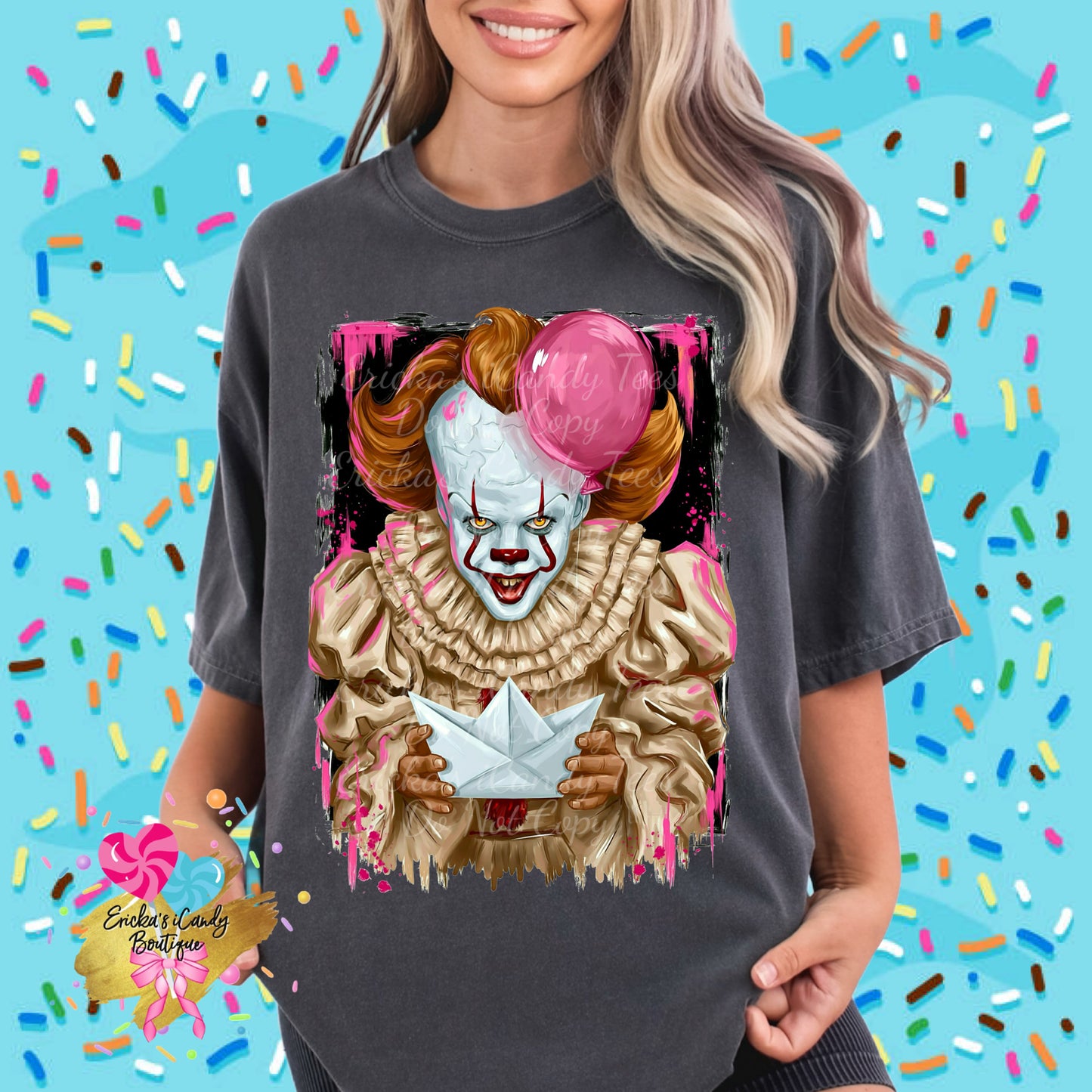 Pink Pennywise - Kids & Adult Apparel