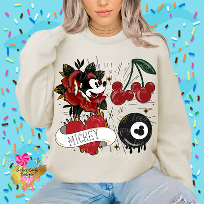 Rockin Mouse 🍒🎱 - Kids & Adult Apparel