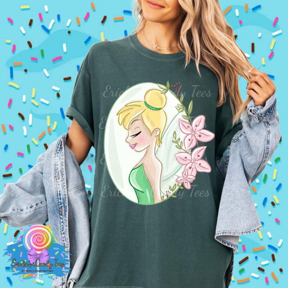 All Princess Floral Ovals LL Handdrawn - Kids & Adult Apparel