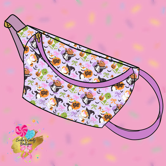 Halloween Sidekicks  - Large Fanny Belt Bag PREORDER SHIPS ESTIMATED BEGINNING SEPT